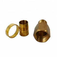 Shuangxin Factory CNC Air Conditioner Valve Air Conditioner Brass Part
